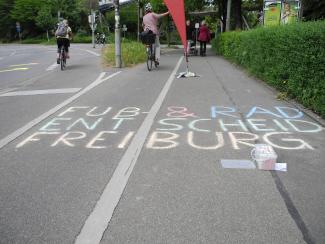 Pop-Up Bike Lane des FR Enscheids