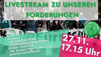 Livestream Forderungen