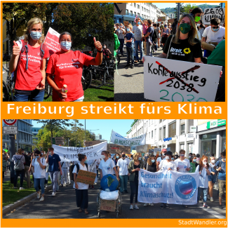 Menschen streiken fürs KLima