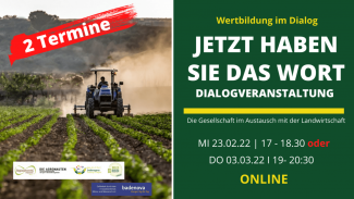 Flyer Dialogveranstaltung