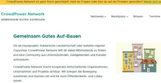 Screenshot Crowdpower.Network